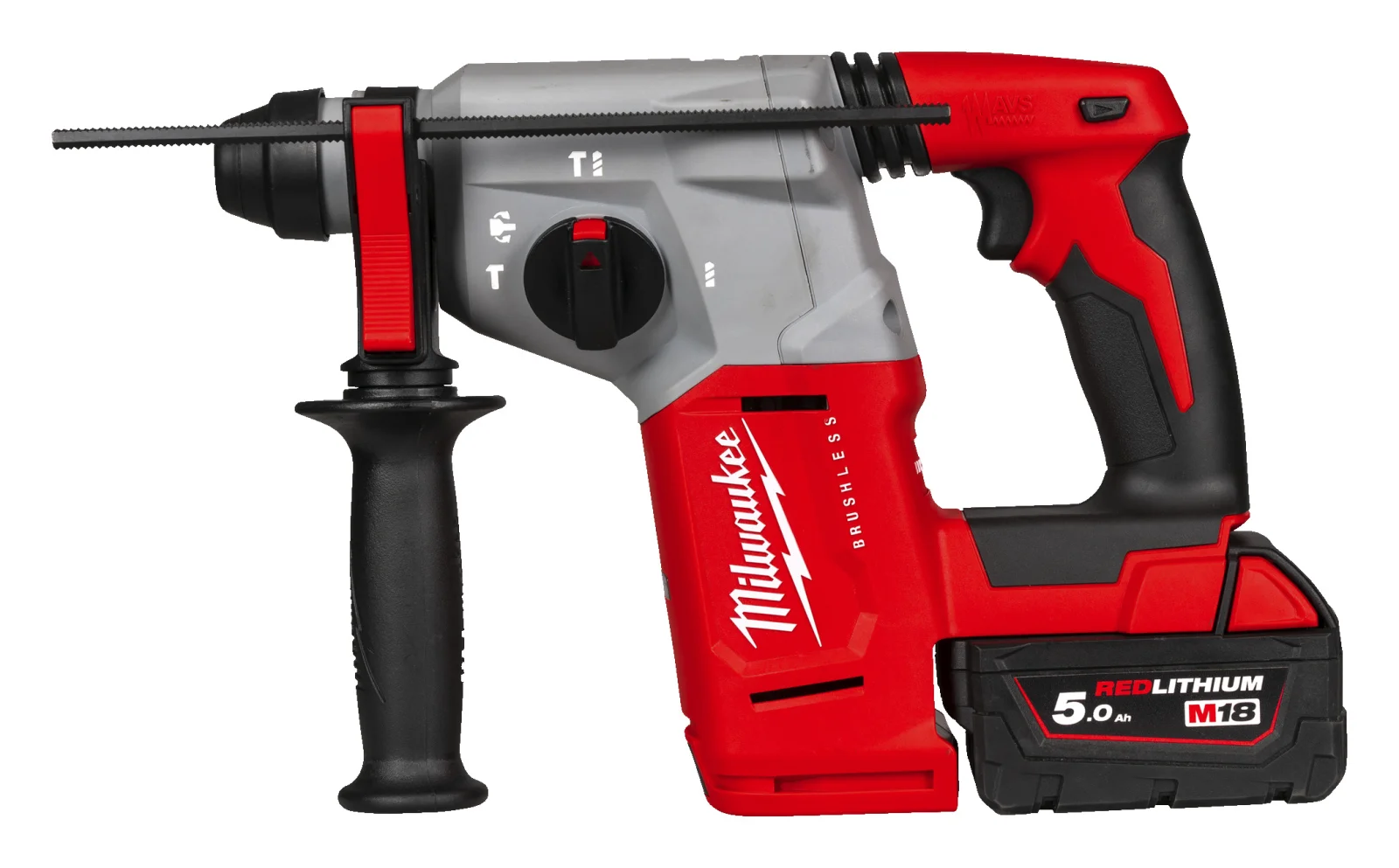 Перфоратор аккумуляторный 2.3 Дж 1400 об/мин Milwaukee M18 BLH-502X (4933478894) - фото 3