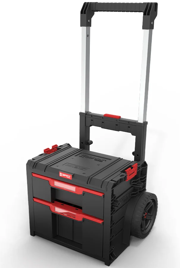 Ящик для инструментов на колесах Qbrick System PRO CART 2.0 PLUS DRAWER 2 (SKRWQCP2PD2CZAPG001) - фото 4