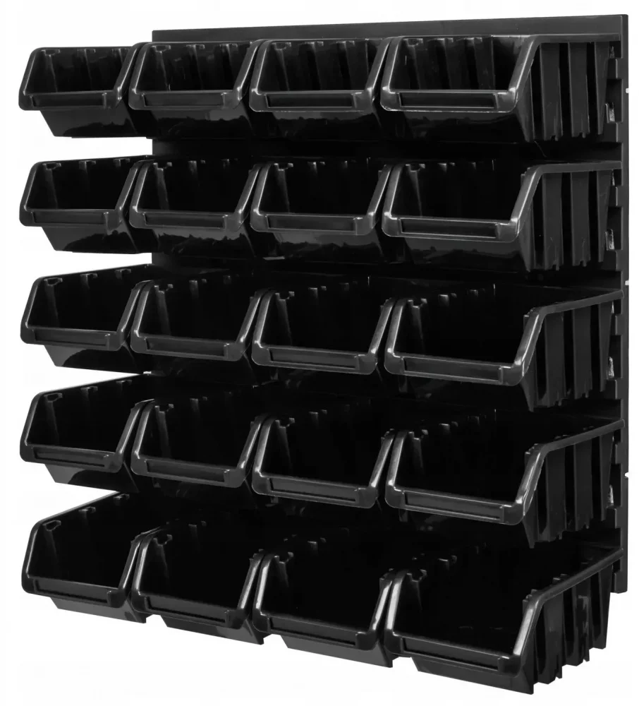 Панель з лотками контейнерами 39х39см 20 контейнерів Kistenberg MIX562