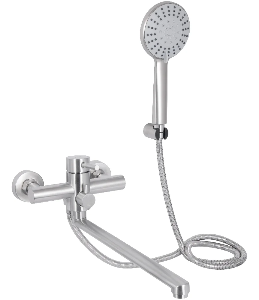 Змішувач для ванни Lidz Aria 005 Nickel (k35)