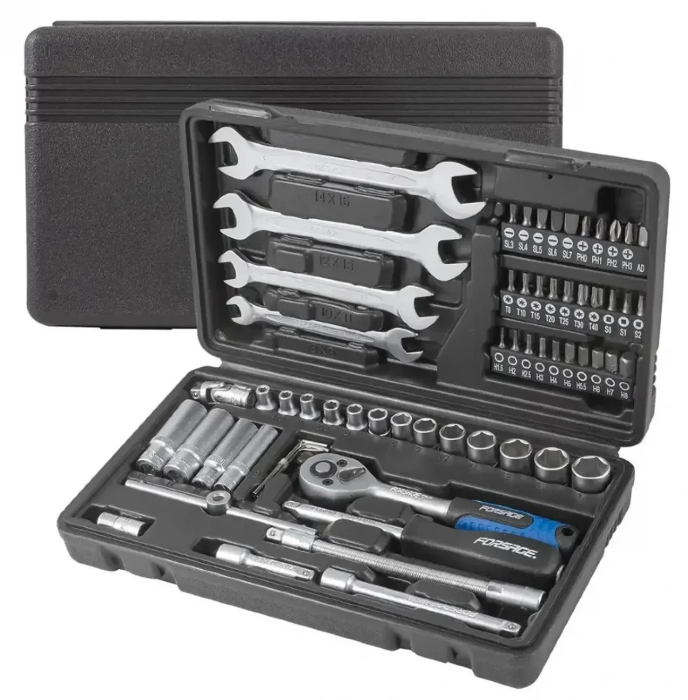 Набір інструментів 6-гранний 62 од 1/4" Forsage (F-2622-5)