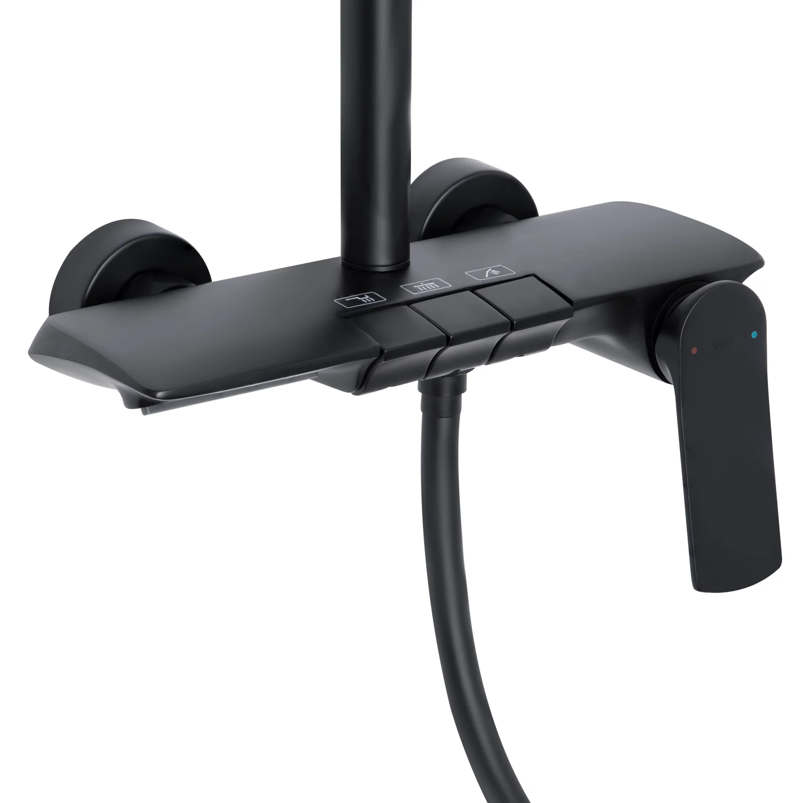 Душова система Qtap Slavonice QTSLA111BLM45906 Чорний - фото 3