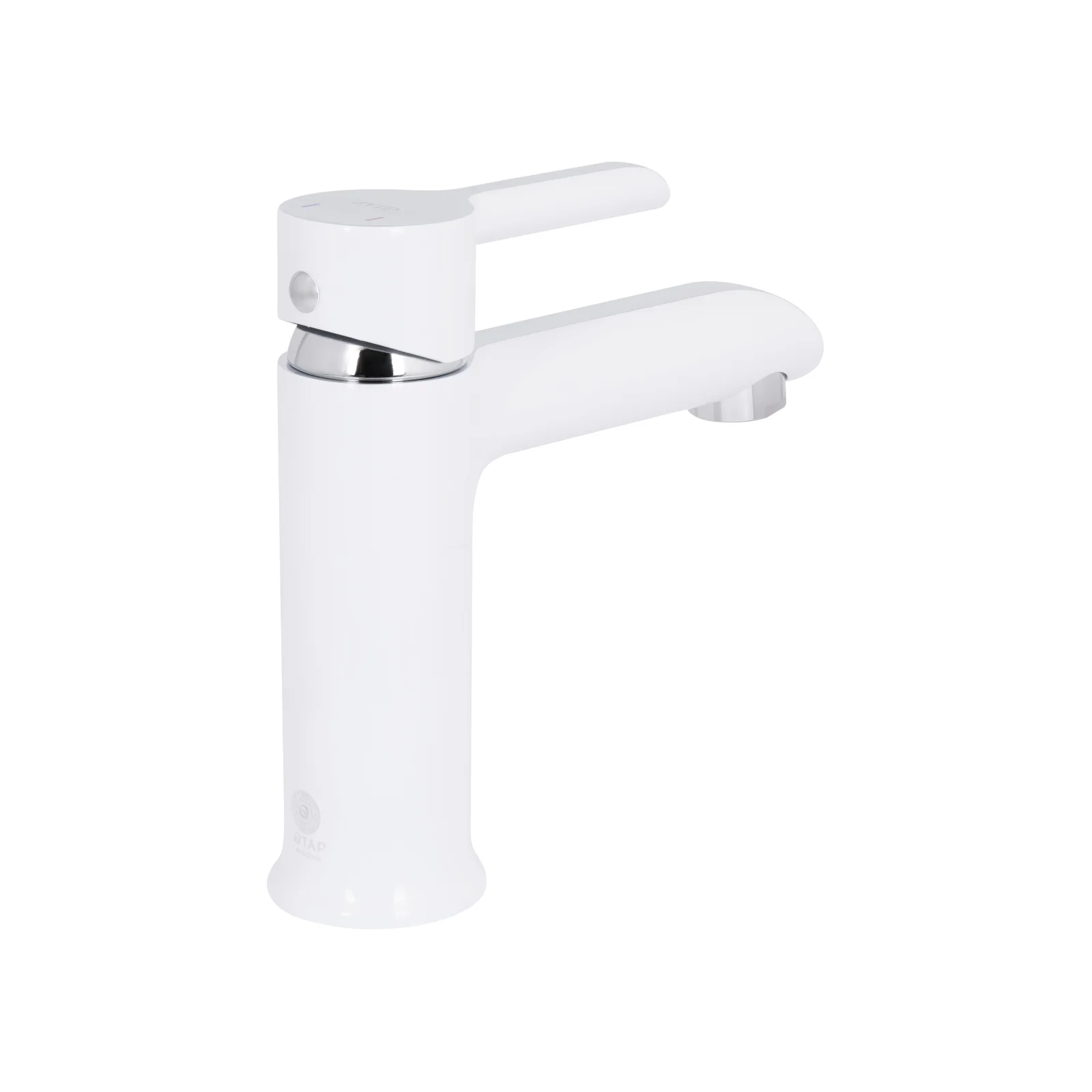 Смеситель для раковины Qtap Grand 001F Хром / Белый - фото 3
