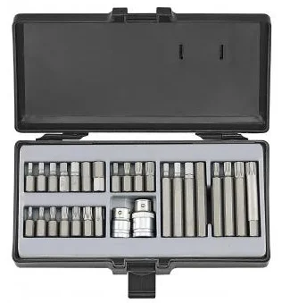 Набір біт 10 мм Spline, HEX, Torx 28 од. Force (4283)