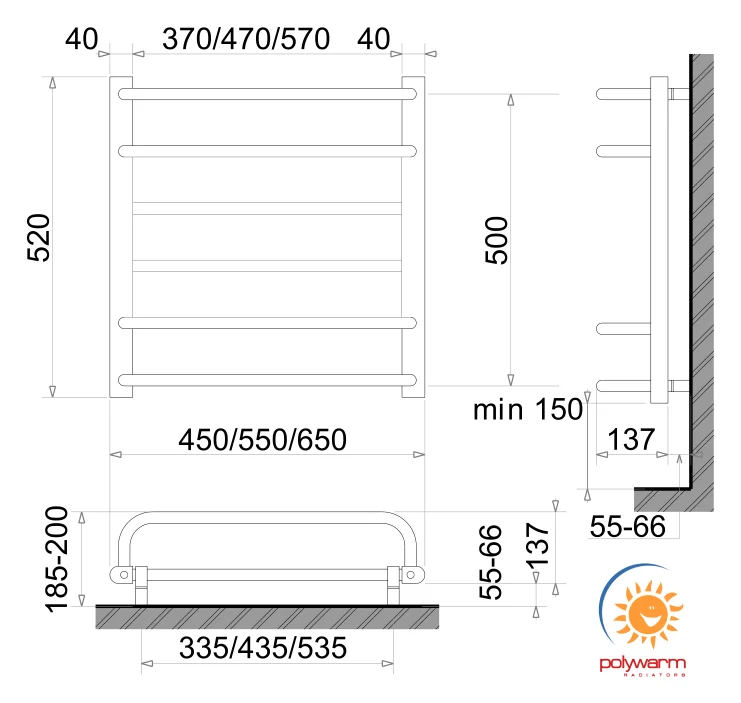 Рушникосушка Polywarm Afla ED 6/45 - фото 2