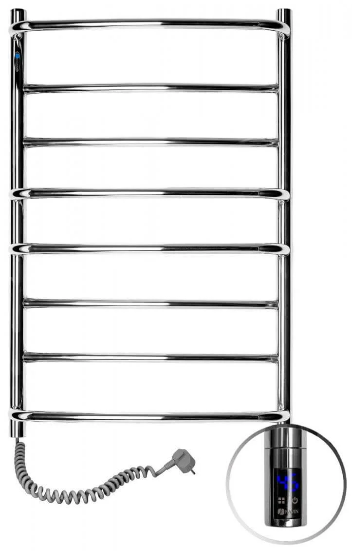 Рушникосушка електрична Navin Омега 530 х 800 (терморегулятор) нерж