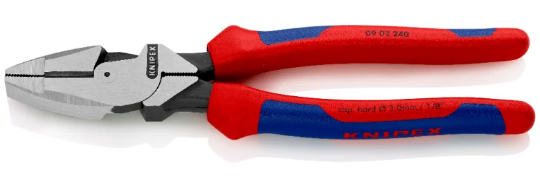 Пасатижі електромонтажника "Lineman's Pliers" Knipex L=240 мм (09 02 240)