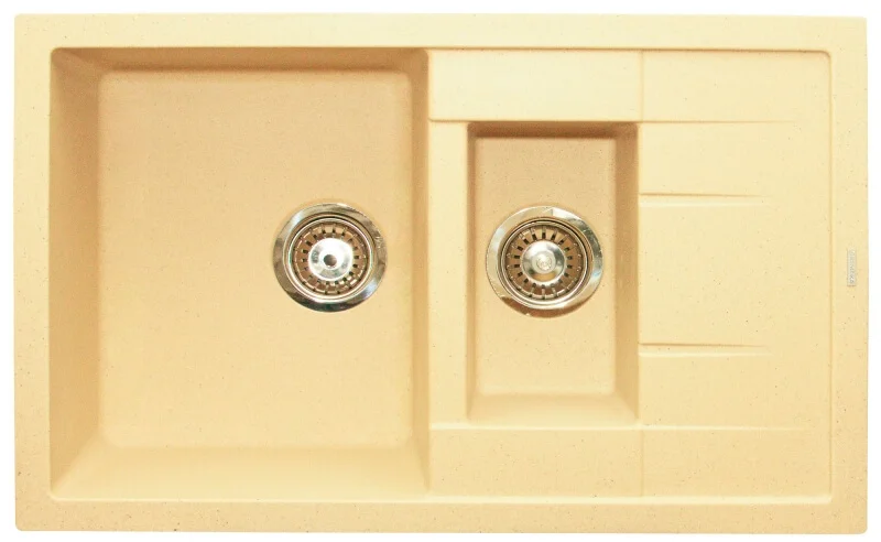 Кухонна мийка Granitika Double Mini (бежева)