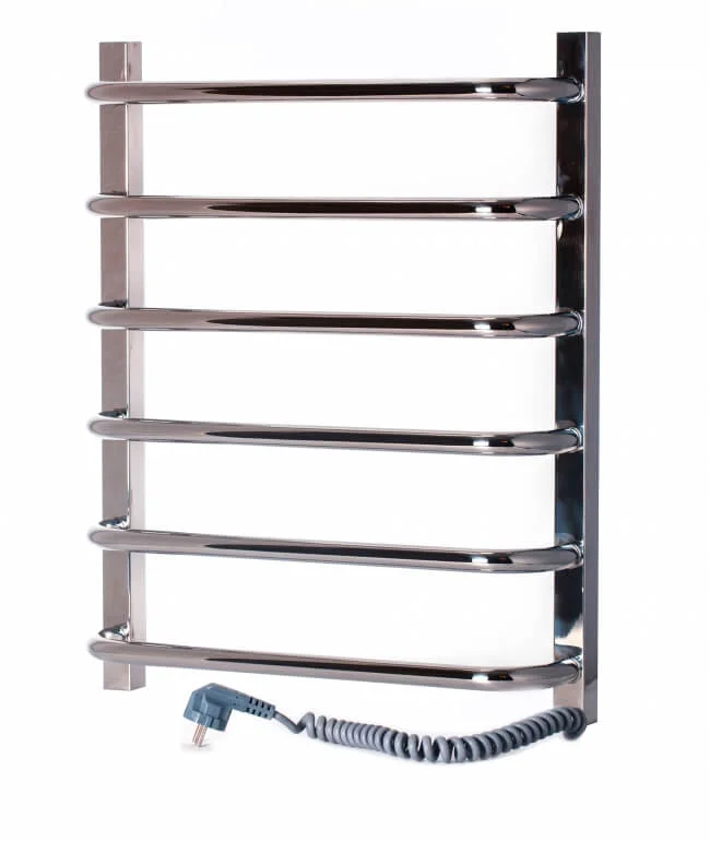 Рушникосушка електрична Navin Симфонія Квадро 480 х 600 нерж