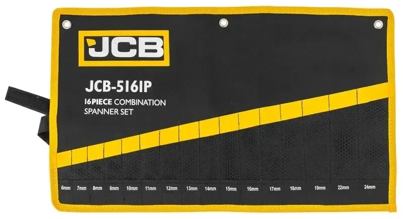 Чохол (Полотно) для ключів під 16 од. JCB Tools JCB-5161P-P
