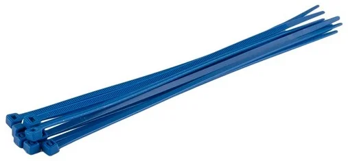 Стяжка нейлонова 3.6x200 мм синя (100 шт) MasterTool (20-1741)