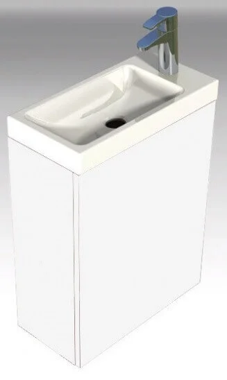 Тумба Fancy Marble Java ШН-500Б з умивальником LINNEA 50