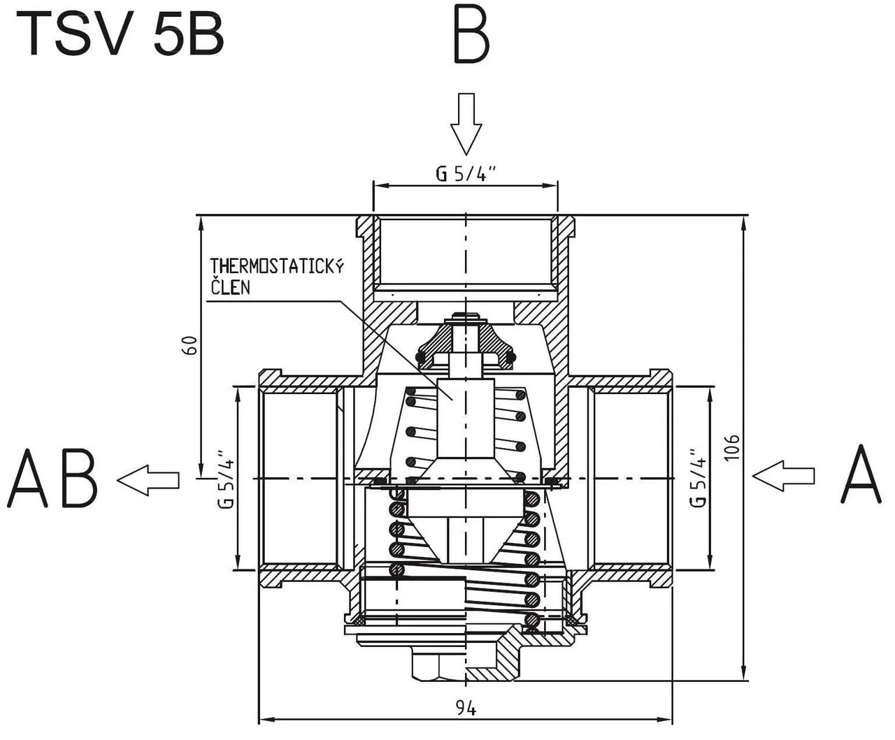 Термостатический смесительный вентиль Regulus TSV5B 55°C DN32 1 1/4" - фото 3