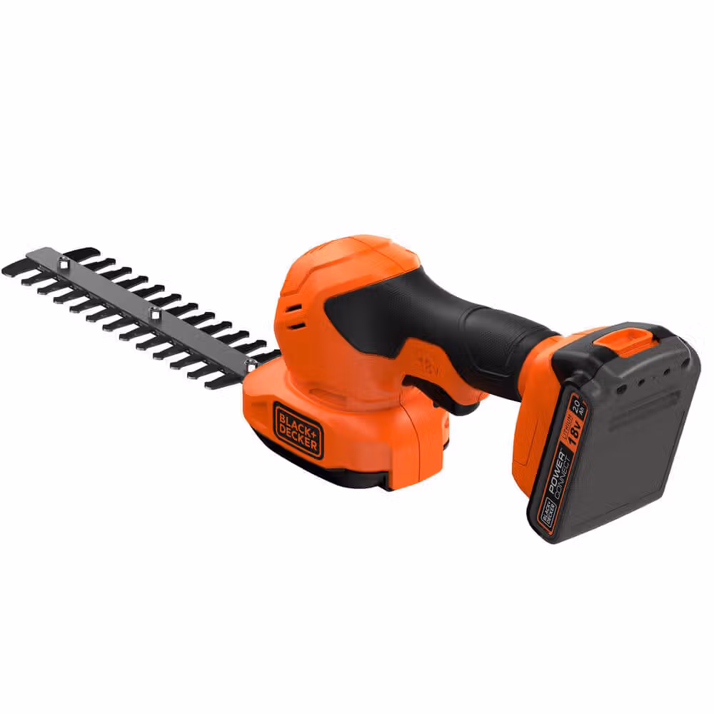 Кусторез-ножницы аккумуляторные Black+Decker BCSS18D1 - фото 5