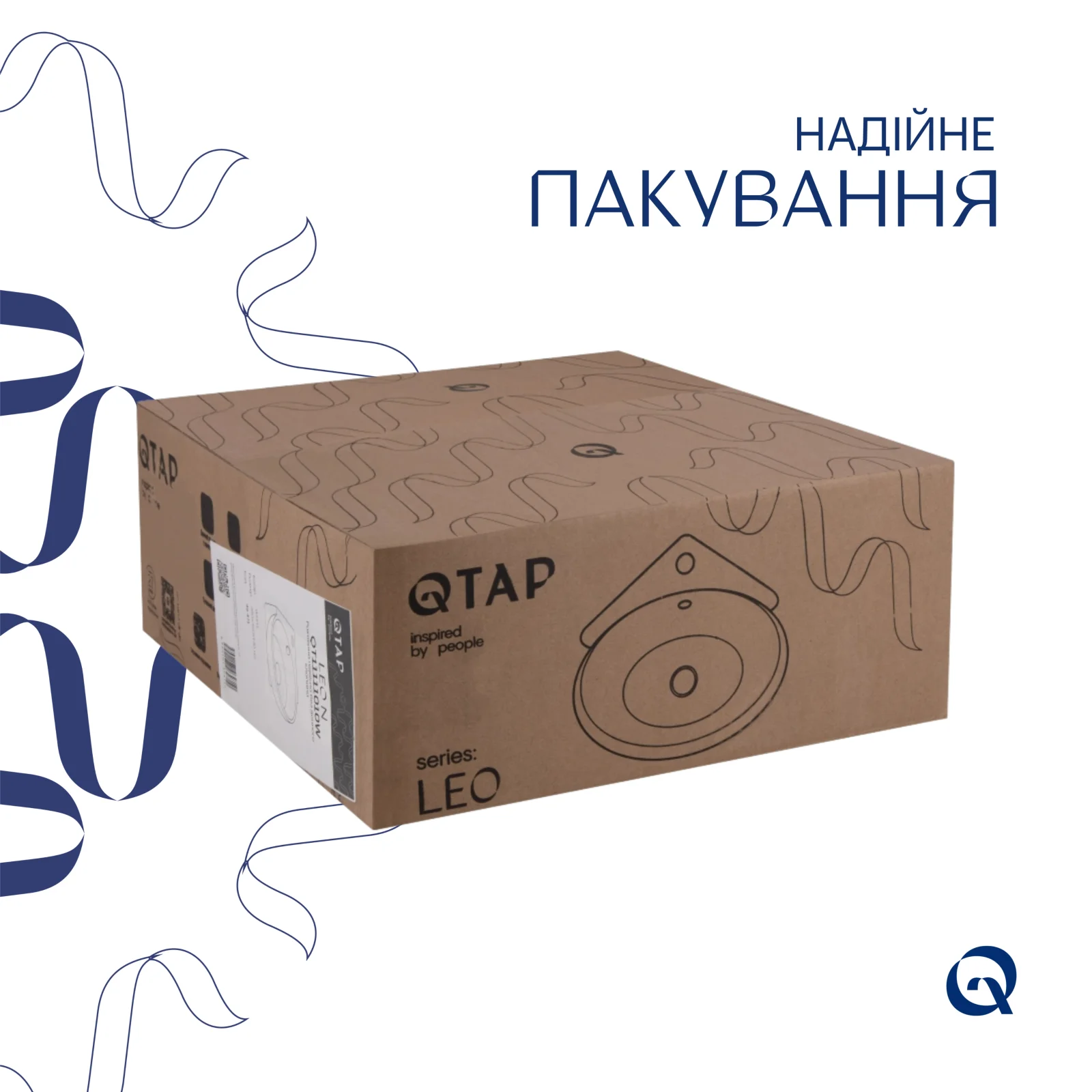 Раковина Qtap Leo 380x360x130 Белый - фото 7