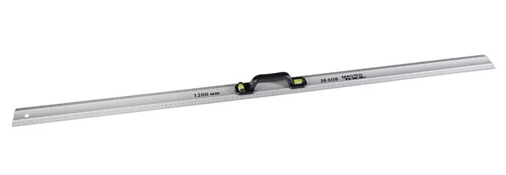 Рівень-лінійка алюмінієва MasterTool 120 см з ручкою