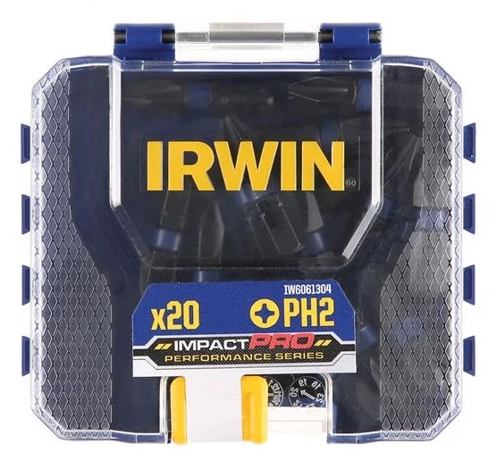 Біта Irwin Impact Pro 1/4" L25мм PH2 20шт (IW6061304)