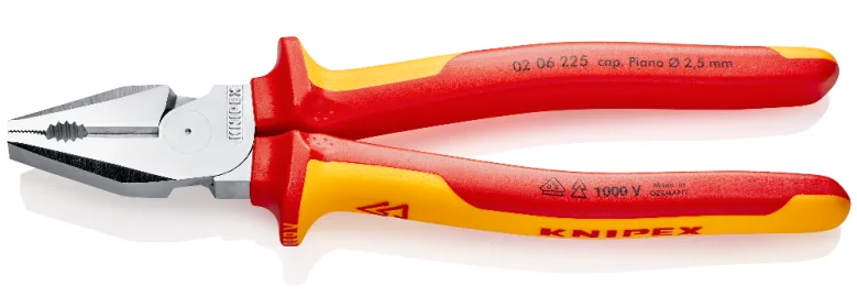 Пасатижі комбіновані особливої потужності Knipex L=225 мм (02 06 225)