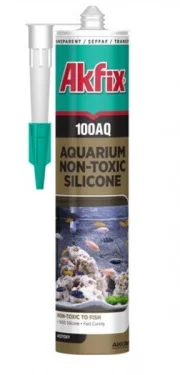 Герметик силіконовий акваріумний 280 мл Akfix Прозорий (SA080)