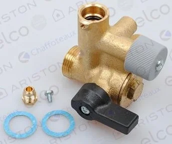 61302614 Група повернення з краном підживлення на газовий котел Chaffoteaux