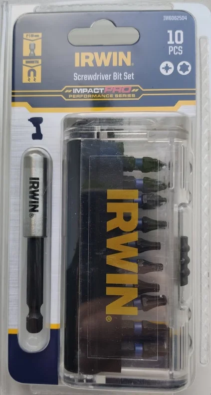 Набір біт Irwin 1/4" TORX, PZ 10 од. (IW6062504)