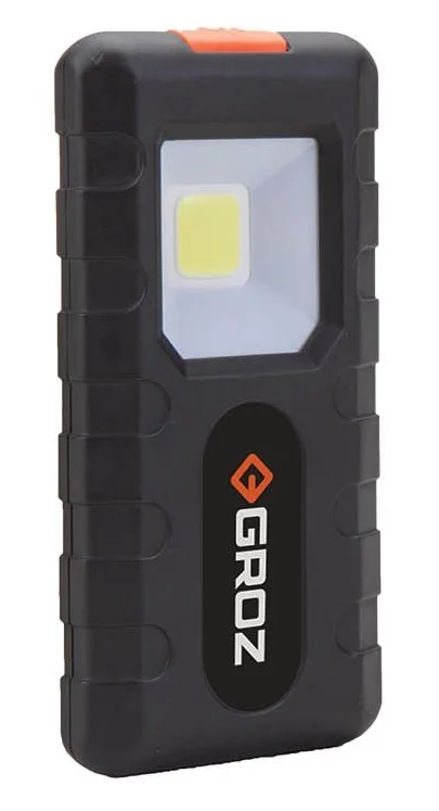 Ліхтарик світлодіодний на батарейках 3W COB 150 Лм Groz LED-140 (55039)