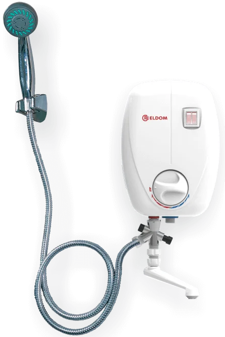 Водонагрівач електричний проточний Eldom Betta 7 кран+душ