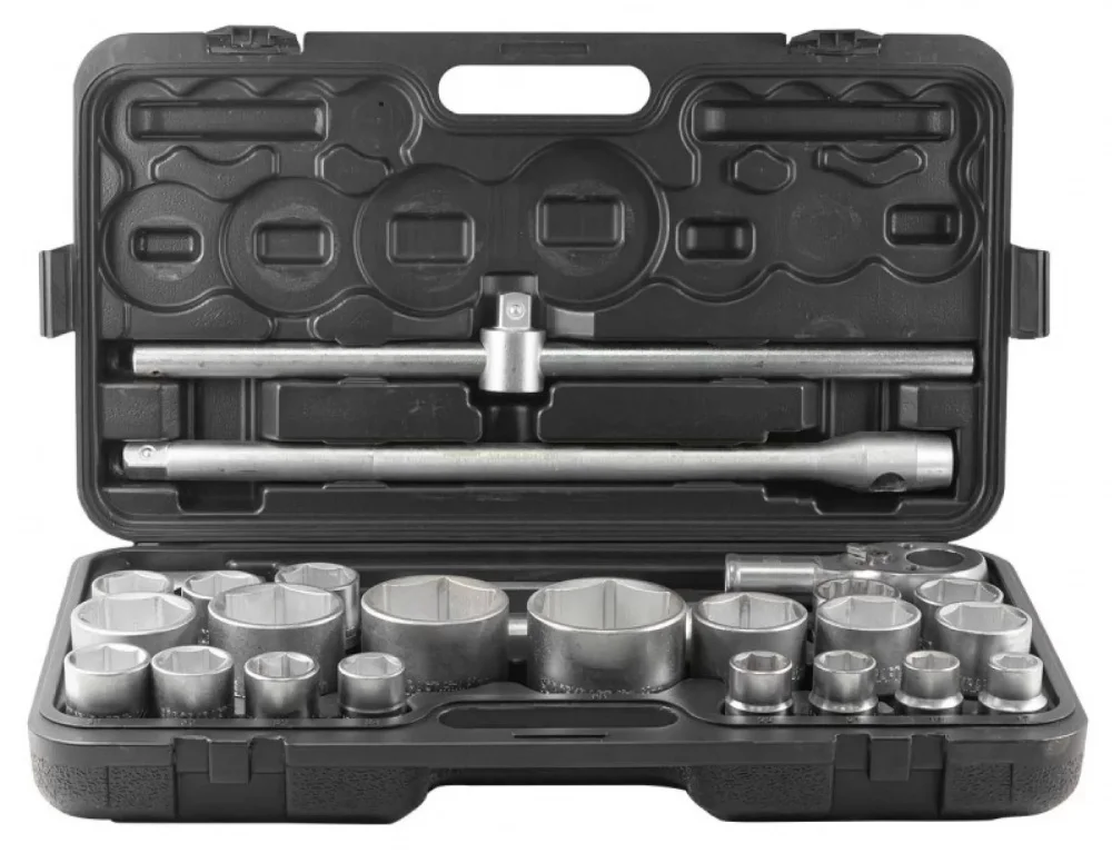 Набір 6-ти гранних головок 3/4", 1" 26 предметів Forsage (F-68262-5)