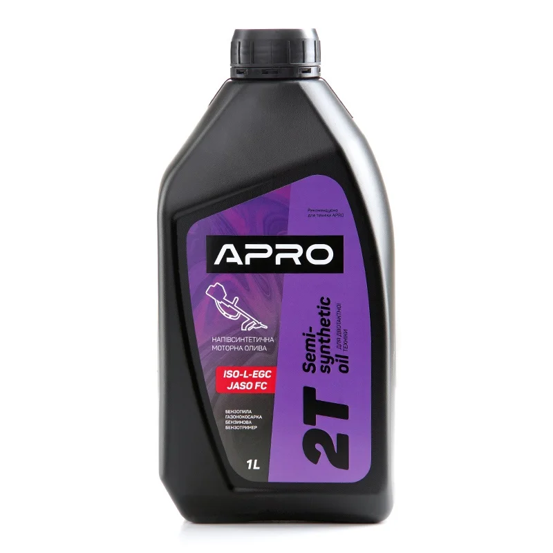 Олива для двотактних двигунів напівсинтетична 1л Apro 942001