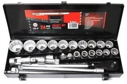 Набір 6-ти гранних головок 3/4" 24 предметів Forsage (F-6241-9)