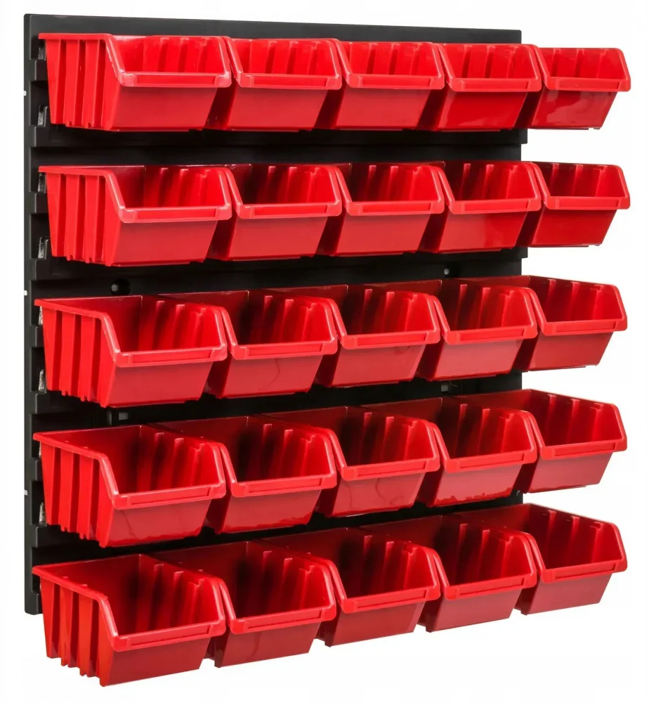 Панель з лотками контейнерами 39х39см 25 контейнерів Kistenberg MIX540
