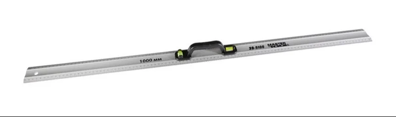 Рівень-лінійка алюмінієва MasterTool 100 см з ручкою