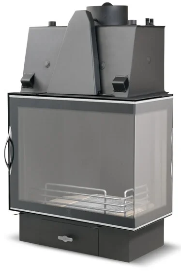 Камін Lechma Exclusive SBJ (суцільне бічне скло) СЗТ