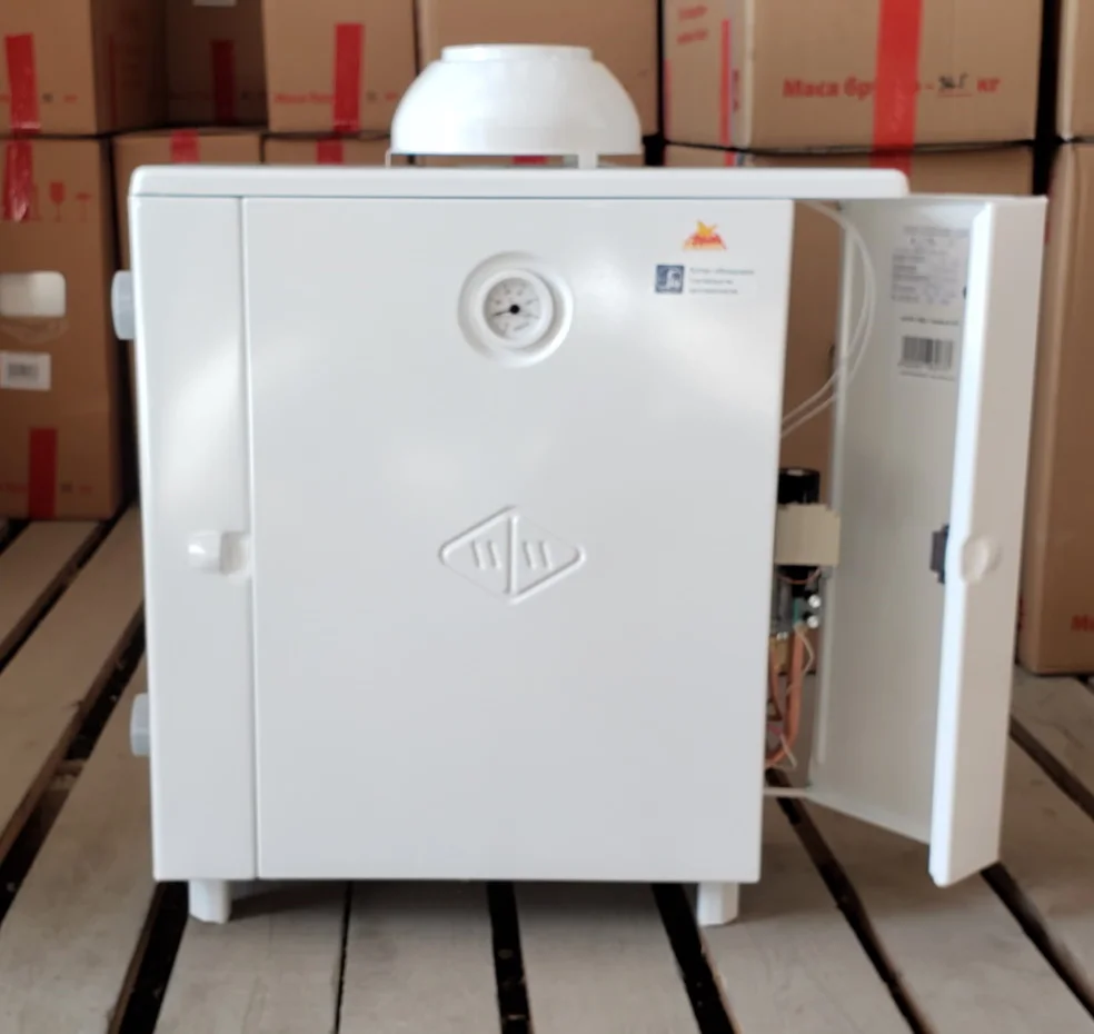 Котел газовий Геліос АОГВ 10 ДМ правий