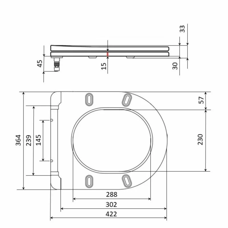 Сидіння для унітаза Qtap Taurus 490 QTSC179W49383 (Slim, Duroplast, Soft-close, Quick Release) - фото 2