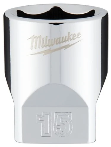 Головка Milwaukee 1/4" 15мм 6-тигранна 4932478323