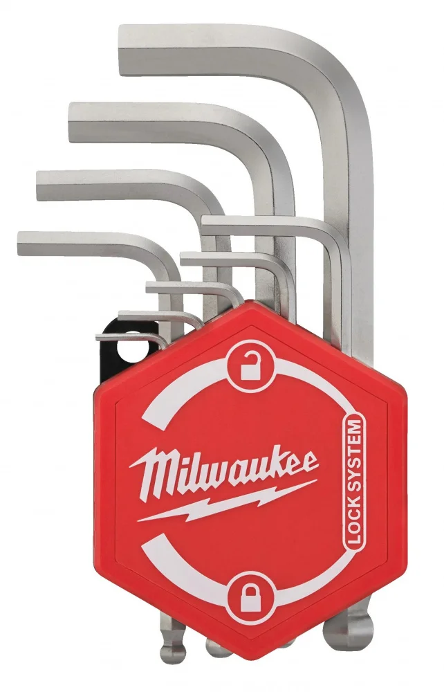 Набір шестигранних ключів HEX 1.5-10 мм 9 од. з кулькою Milwaukee (4932492399)