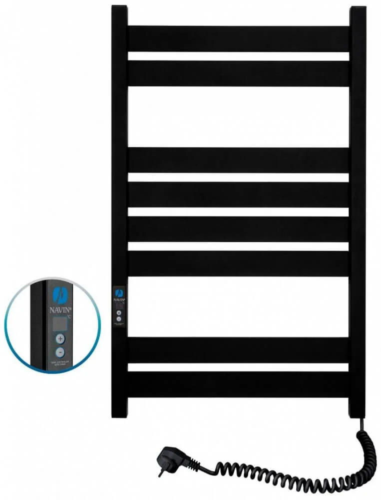 Рушникосушарка електрична Navin Largo 500 х 800 Digital чорний муар