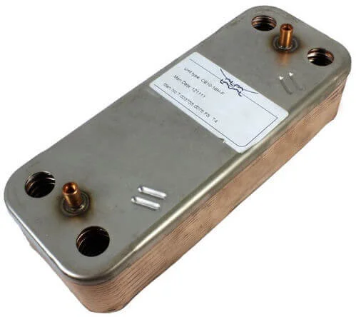 998483 Вторинний теплообмінник на газовий котел Arisron, Demrad, Protherm (16 пластин)