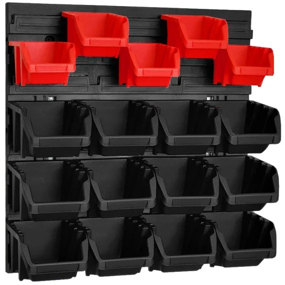 Панель з контейнерами Kistenberg 39х39см + 16 лотків (KS-kit146-kbis)