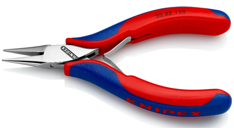 Прецизійні плоскогубці для електроніки Knipex L=115 мм (35 22 115)