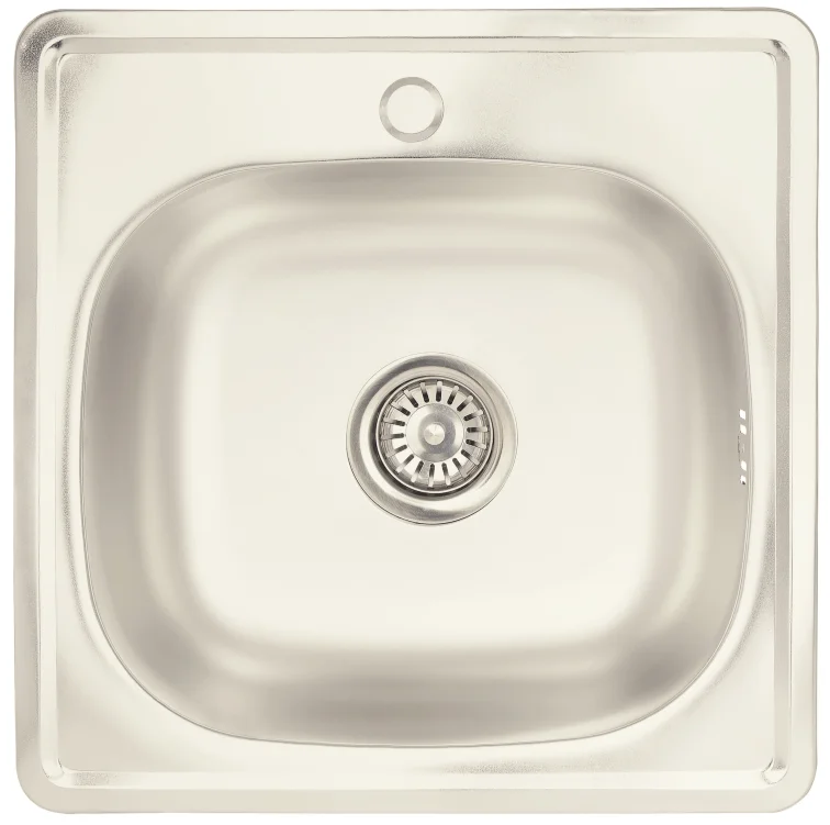 Кухонна мийка Lidz 4848 Satin 0,6 мм