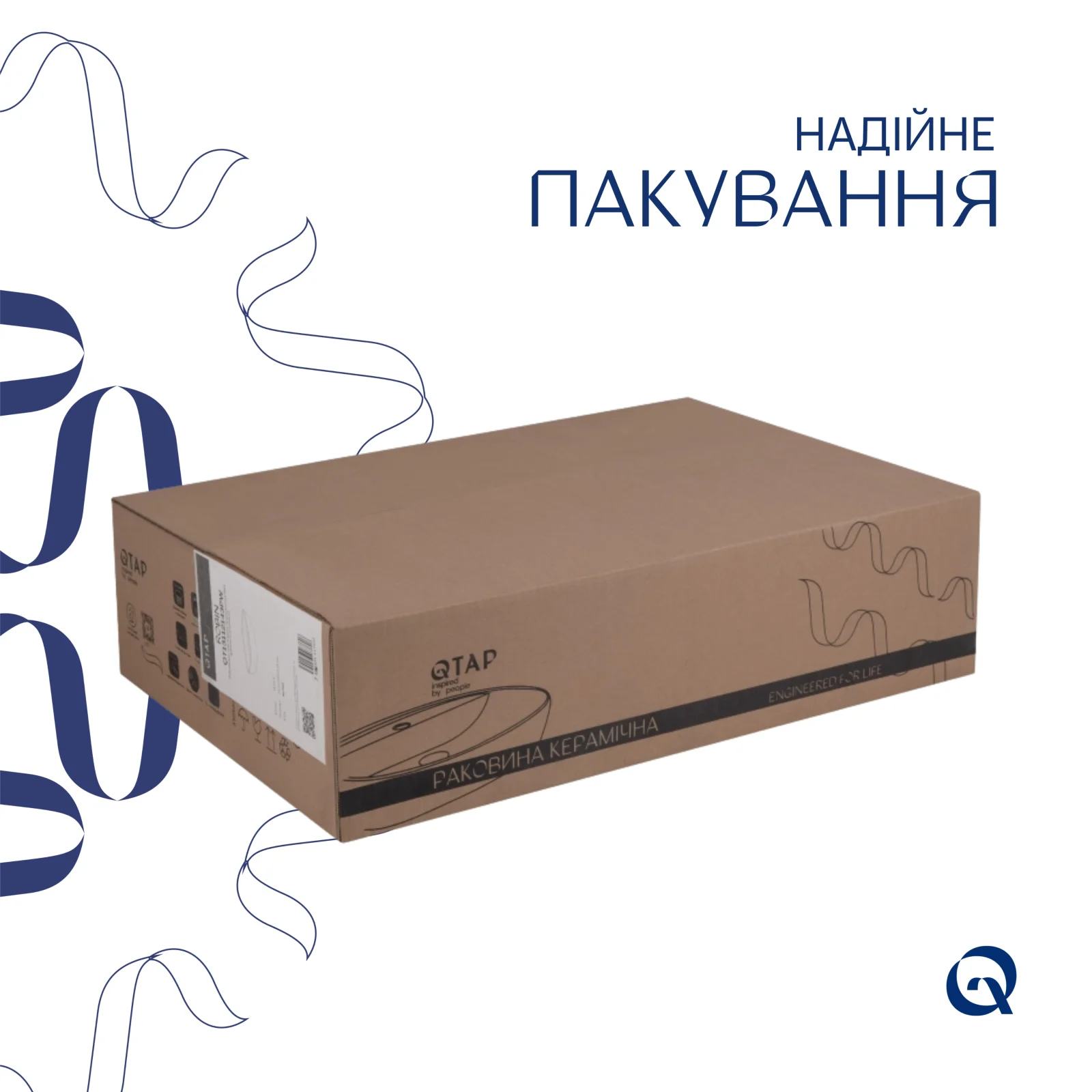 Раковина-чаша Qtap Robin 600x390x150 Белый - фото 5