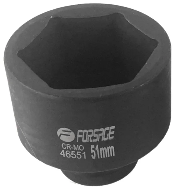 Ударна торцева головка 6-гранна 51 мм 3/4" Forsage (F-46551)