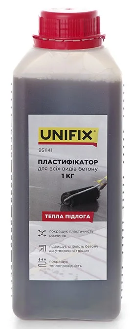 Пластифікатор для теплої підлоги 1кг Unifix (951141)