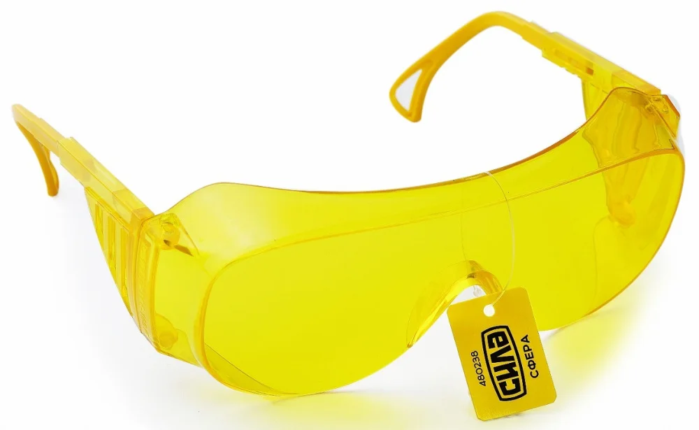 Окуляри захисні СФЕРА (бурштинові) Сила (480238)
