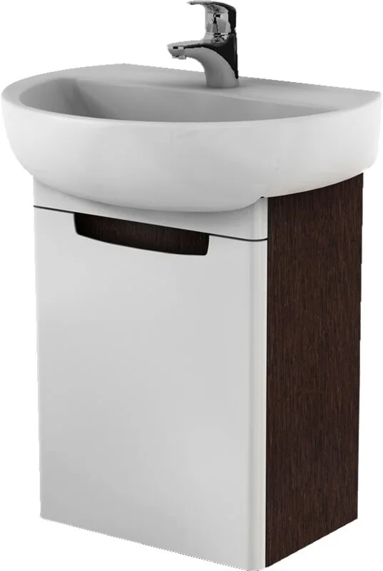 Тумба підвісна Kolo Record 45 Венге-білий (лівий)