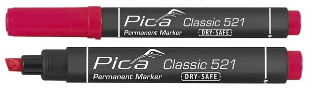 Маркер перманентний Pica Classic Червоний (521/40)