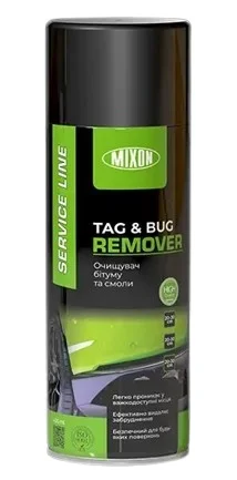 Аерозольний очищувач бітуму та смоли Tag & Bug Remover 400мл Mixon 795-01-04