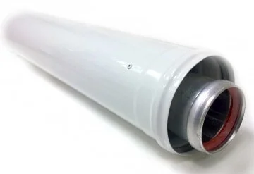 Коаксіальний подовжувач 60/100 Rocterm 1000 мм без хомута для газових котлів